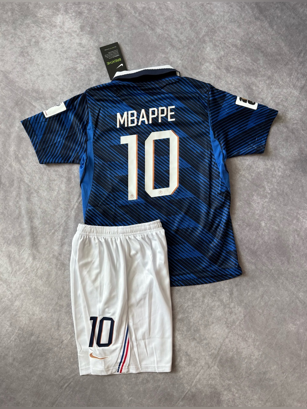France Home Soccer Set for Kids Mbappe  #10
